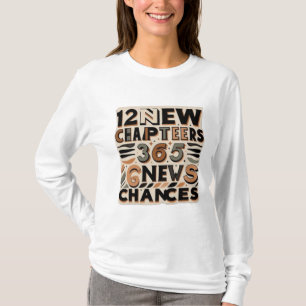 12章、365新しいチャンス女性のTシャツ Tシャツ