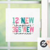 12章、365新しいチャンス100日 ウィンドウサイン (ホーム)