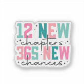 12章、365新しいチャンス100日 シール (正面)