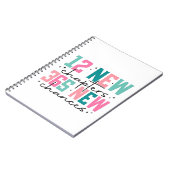 12章、365新しいチャンス100日 ノートブック (左側)