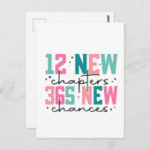 12章、365新しいチャンス100日 ポストカード (正面/裏面)