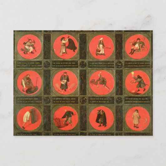 12箴言， c.1558-60 ポストカード (正面)