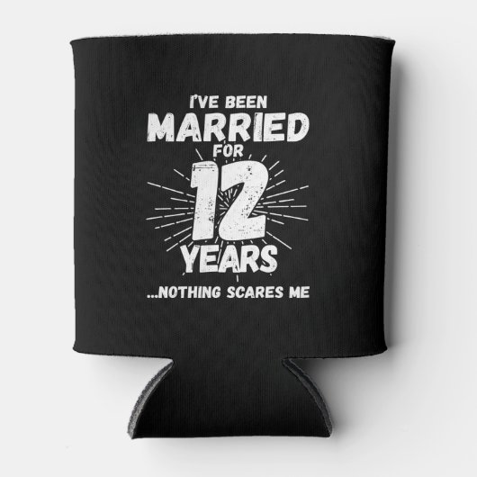 12結婚した年12おもしろい周年 缶クーラー (正面)