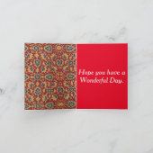 12結婚周年生絹 カード (内部)