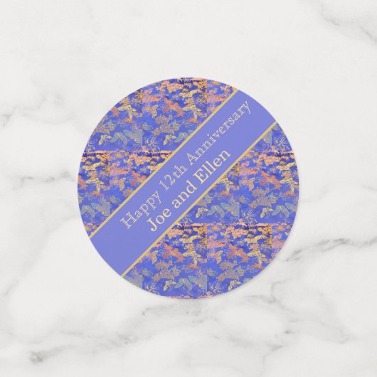 12結婚周年生絹 コンフェッティ (スモール正面)