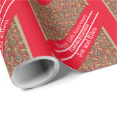 12結婚周年生絹 ラッピングペーパー (ロールコーナー)