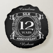 12結婚周年絹 ラウンドクッション (裏面)