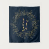 12結婚月の12月の結婚背景 タペストリー (正面)