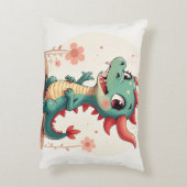 12自実，龍，ベビー，クッション，子供，安全 アクセントクッション (裏面(縦))