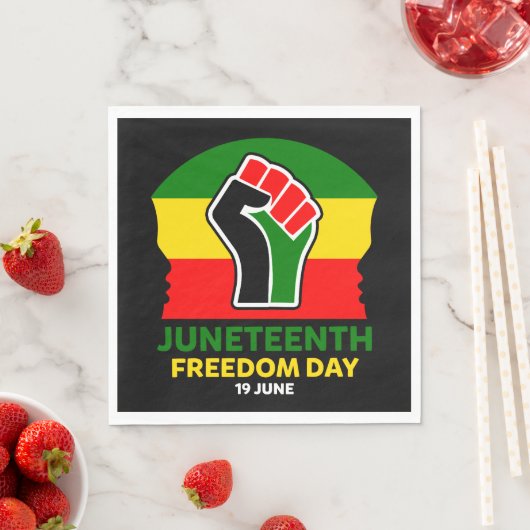 12自由の日の黒史 スタンダードランチョンナプキン (インサイチュ)