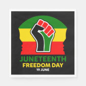 12自由の日の黒史 スタンダードランチョンナプキン (正面)