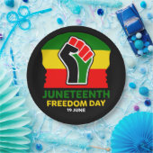 12自由の日の黒史 ペーパープレート (パーティー)