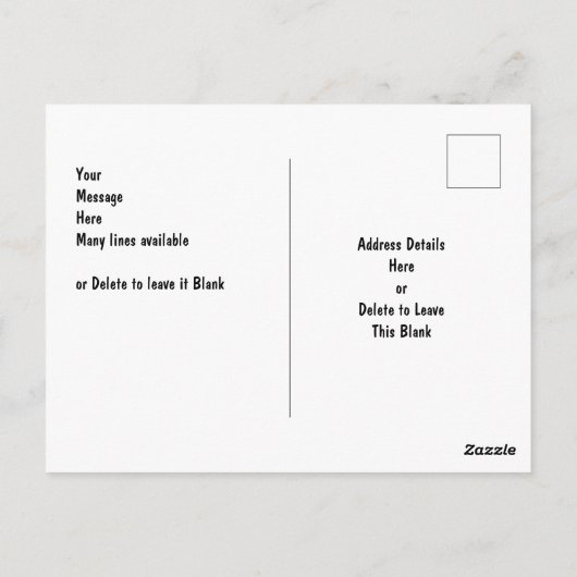 12自由の日の黒史 ポストカード (裏面)