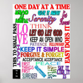 12色のスローガン ポスター (正面)