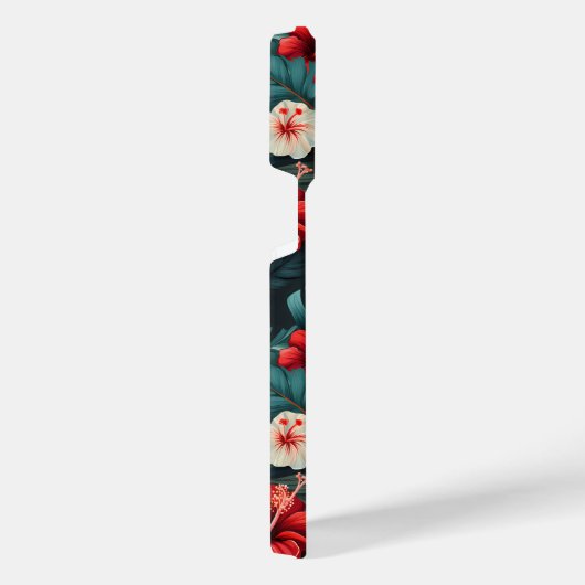 #12花柄 iPhoneケース (右側面)