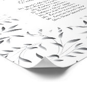 12表80～120ゲスト結婚の座席表 ポスター (角)