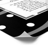 12表80～120ゲスト結婚の座席表 ポスター (角)