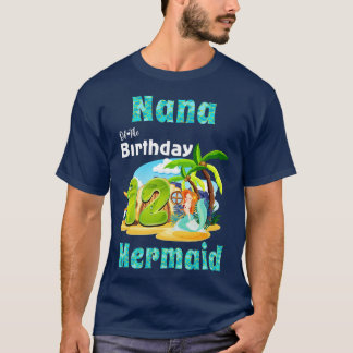 12誕生日のかわいい人魚ナナ Tシャツ