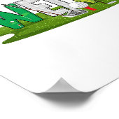 12誕生日ゴルフテーマ12歳キッズスポーツPa ポスター (角)