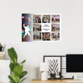 12誕生日ダンスパーティーフォトコラージュテンプレート ポスター (ホームオフィス)