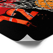 12誕生日バスケットボールおもしろい12歳キッズギ ポスター (角)