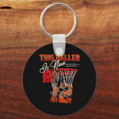 12誕生日バスケットボールバスケットボール12歳の子供 キーホルダー (正面)