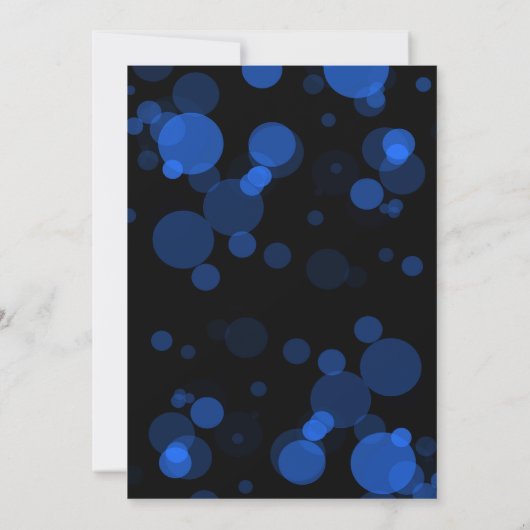 12誕生日バルーンキッズブルーボーイパーティー 招待状 (裏面)