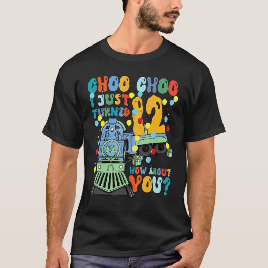 12誕生日列車パーティー潮朝王転換12方法 Tシャツ (正面)