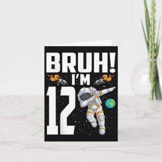 12誕生日宇宙飛行士Bruh Im 12歳誕生 カード