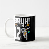 12誕生日宇宙飛行士Bruh Im 12歳誕生 コーヒーマグカップ (左)