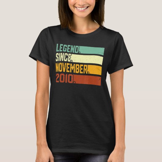 12誕生日12年伝説11月2日から Tシャツ (正面)