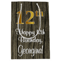 12誕生日:エレガントフェイク金ゴールドルック#,フェイク Wood