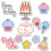 12誕生日 シール (正面)