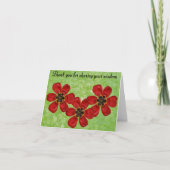 12賢明なご意見をお寄せいただき、誠にありがとうございます サンキューカード (正面)