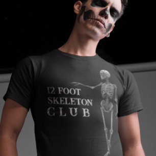12足スケルトンクラブハロウィーン Tシャツ