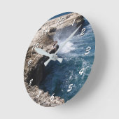 12選択する数の選択 – アンティグア海岸時計 ラウンド壁時計 (傾斜)