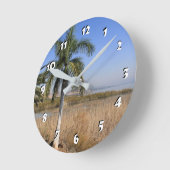12選択肢の数 – ガリラヤ海 ラウンド壁時計 (傾斜)
