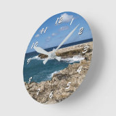 12選択肢 – アンティグア・コーストリン・クロック ラウンド壁時計 (傾斜)