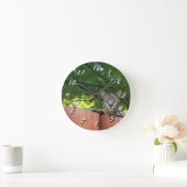 12選択肢：Cat Clock ラウンド壁時計 (ホーム)