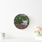 12選択肢：Cat Clock ラウンド壁時計 (ホーム)