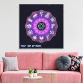 12部族のフラクタル キャンバスプリント (インサイチュ (リビング))