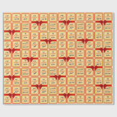 12部族プリムラッピング紙30" ラッピングペーパー (フラット)