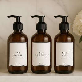 12防水バスルームパーソナライズされたラベルのセット シール