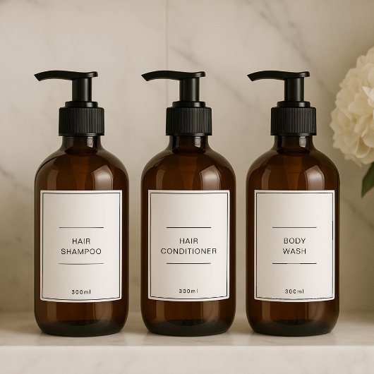 12防水バスルームパーソナライズされたラベルのセット シール