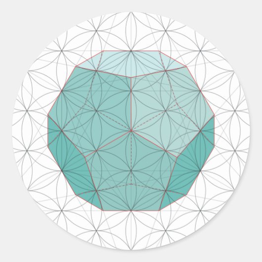 12面体シール ラウンドシール (正面)