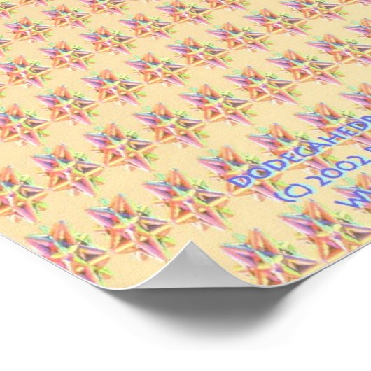 12面体バブル ポスター (角)