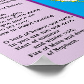 12顔の馬場寺と詩 ポスター (角)