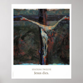 12駅：イエス様が死去。ポスター ポスター