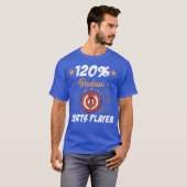 120バダスダーツプレーヤー Tシャツ (正面フル)