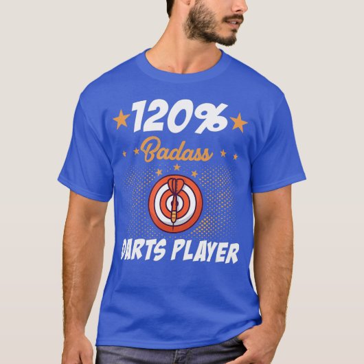 120バダスダーツプレーヤー Tシャツ (正面)